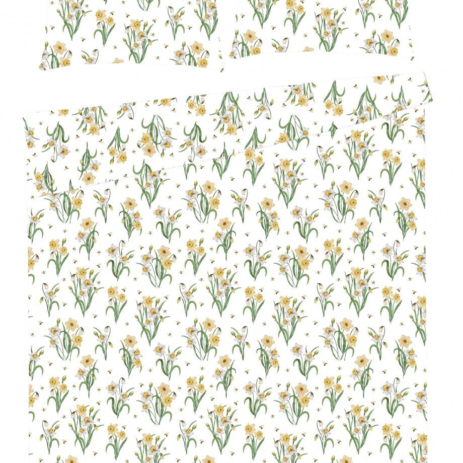 Sateen Bed Linen Narcisse 200x220 cm