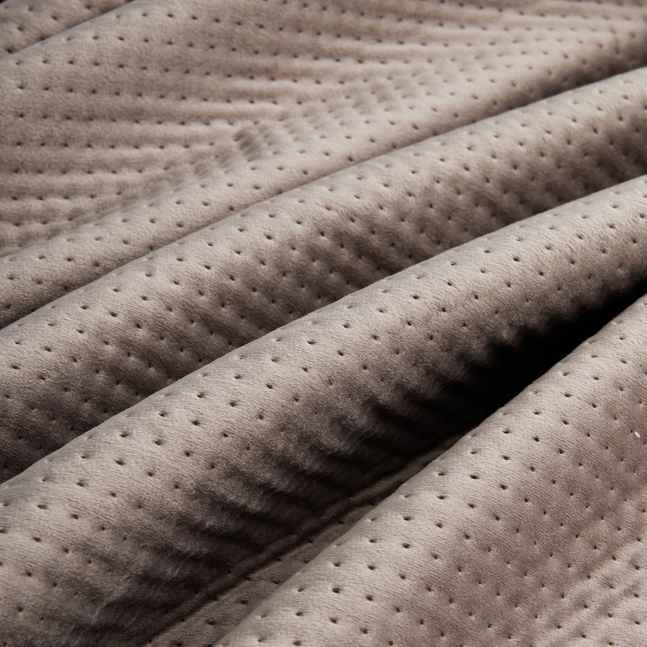 Jednokolorowa narzuta na łóżko z wytłoczonym wzorem Pontoso 200x220 cm