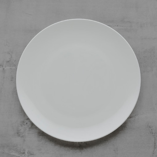 Klasyczny Talerz Obiadowy z Porcelany Kostnej Bianco