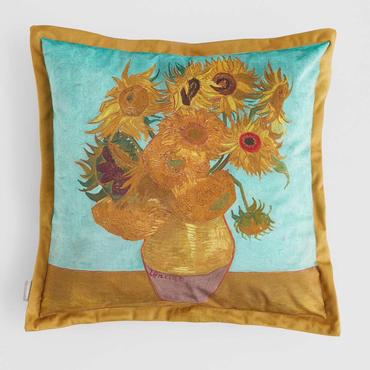 Poszewka z nadrukiem Sunflower 45x45 cm z motywem z obrazu Vincenta van Gogha
