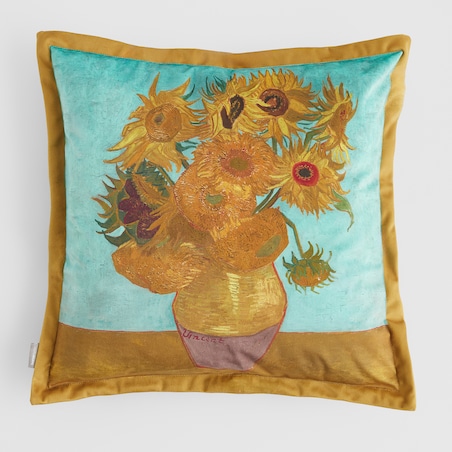 Poszewka z nadrukiem Sunflower 45x45 cm z motywem z obrazu Vincenta van Gogha