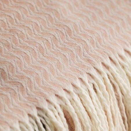 Pled Lekki z Delikatnym Wzorem Lunka 130x170 cm