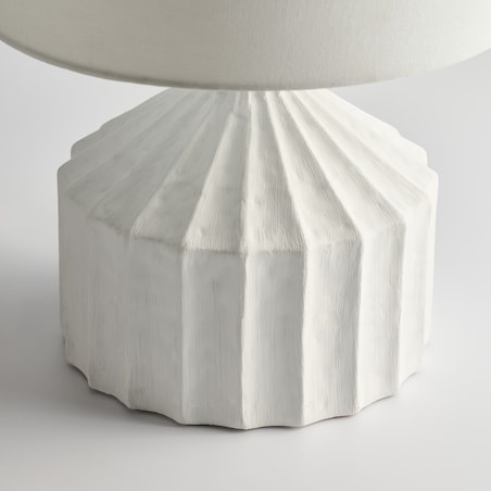 lampa stołowa z ryflowaną podstawą monsuno