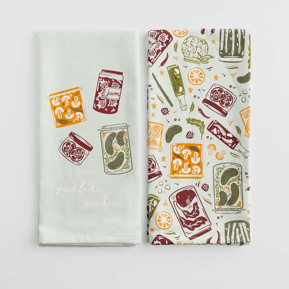 Komplet Ścierek Jaro 45x65 cm z motywem kulinarnym