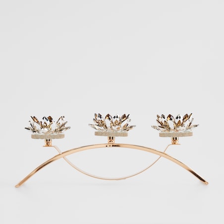 Świecznik potrójny Cristal shine diamond trio