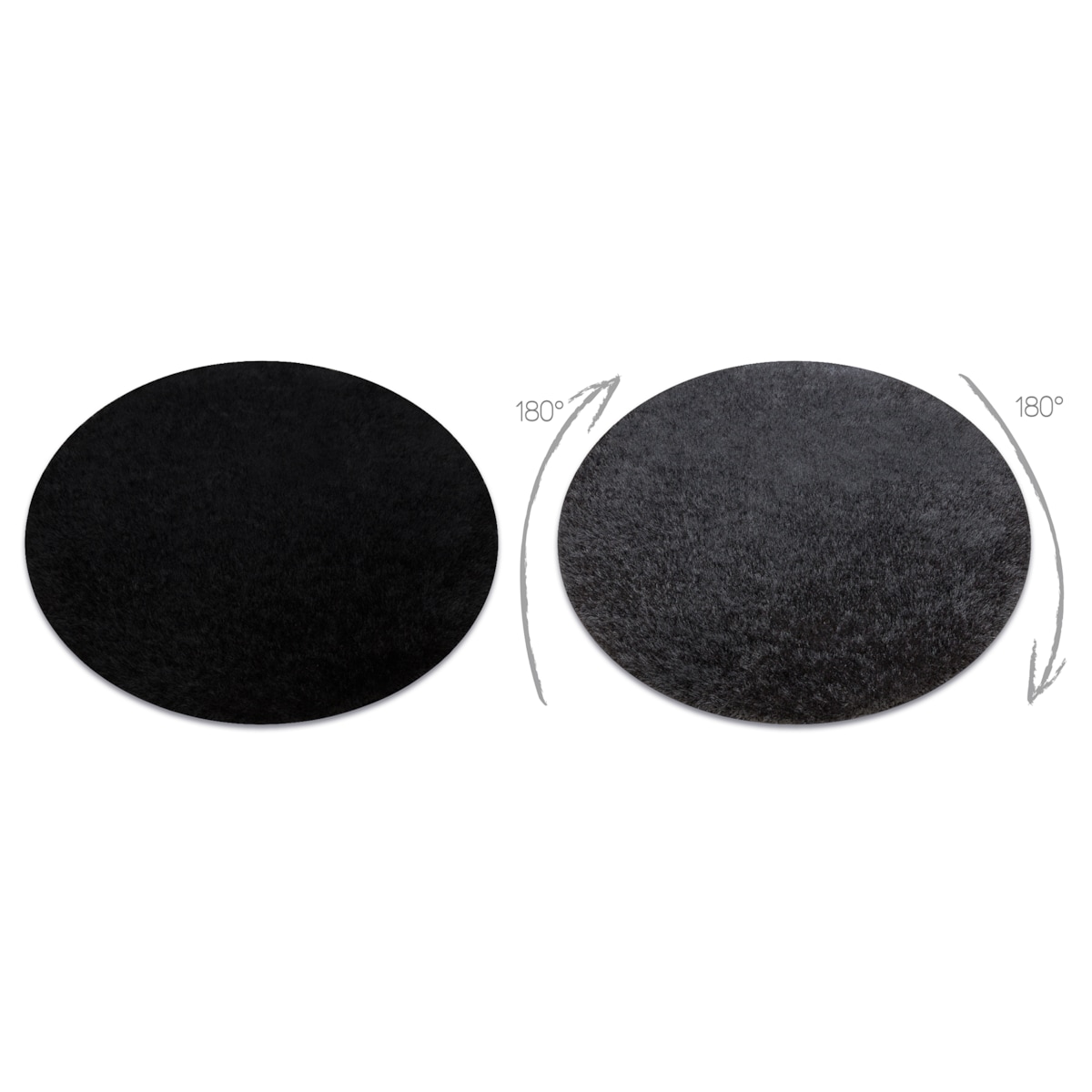 Dywan BUENOS koło 6649 shaggy jednolity, koło