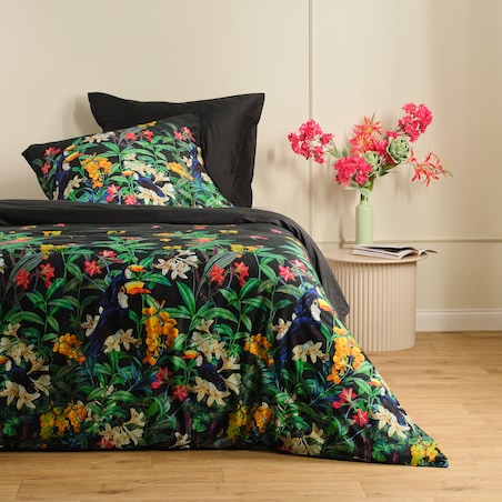 Pościel z bawełny satynowej Tropicus 160x200 cm