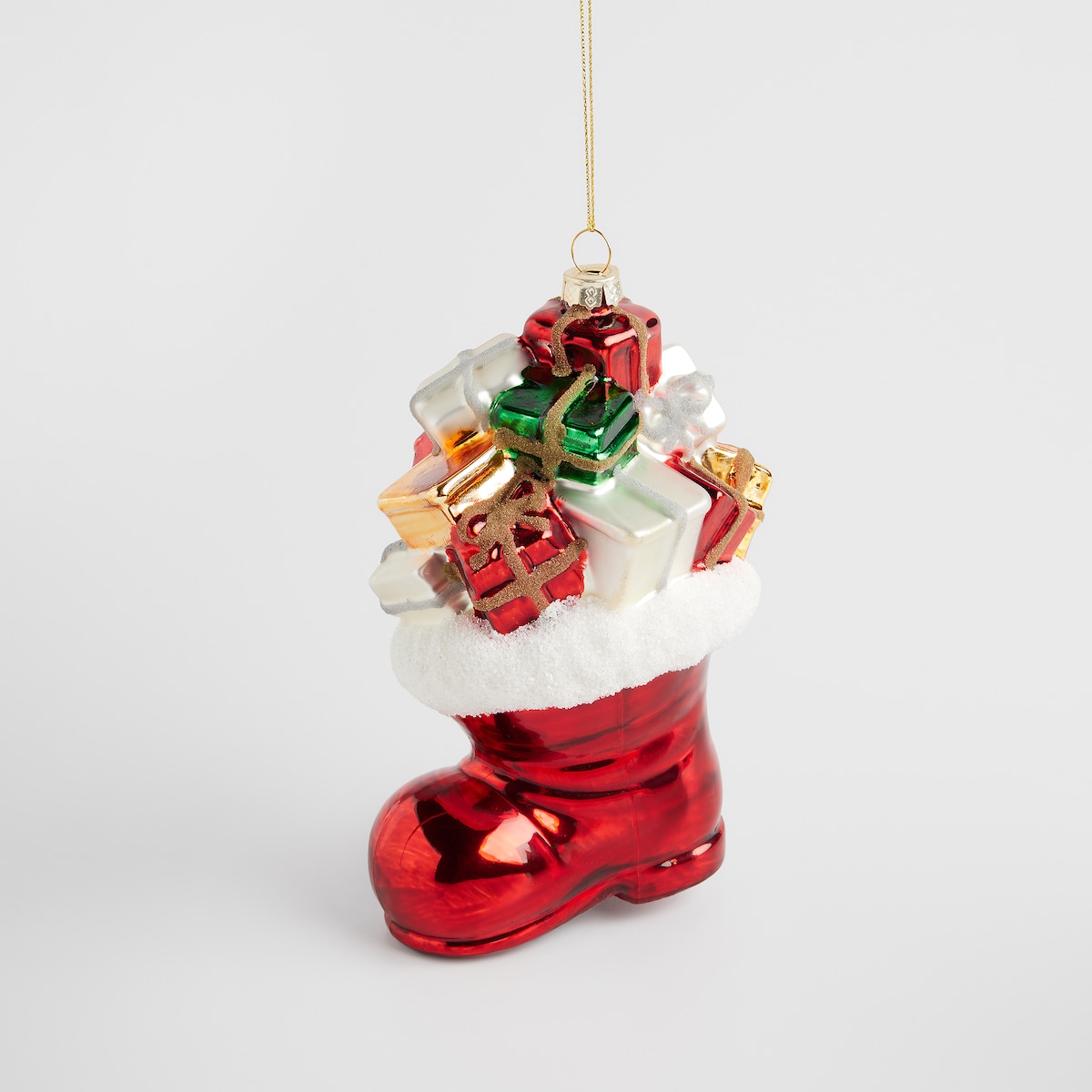 Bombka szklana Sokis z motywem mikołaja