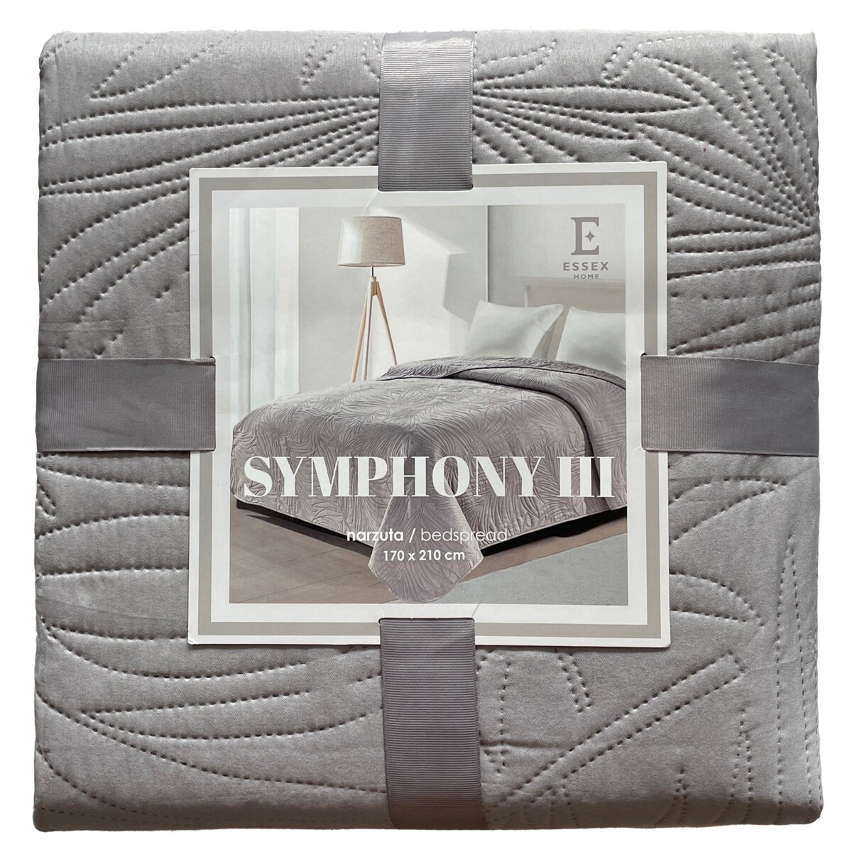 Jednokolorowa narzuta na łóżko Symphony III 200x220 cm