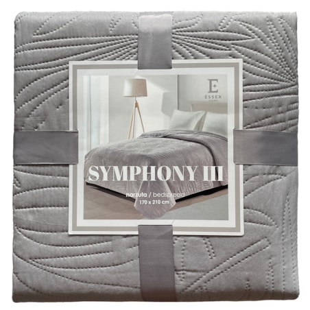 Jednokolorowa narzuta na łóżko Symphony III 200x220 cm