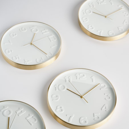 nowoczesny zegar ścienny sorrento ø 40 cm