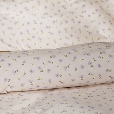 Pościel bawełniana z lamówką Avis 160x200 cm z motywem kwiatowym