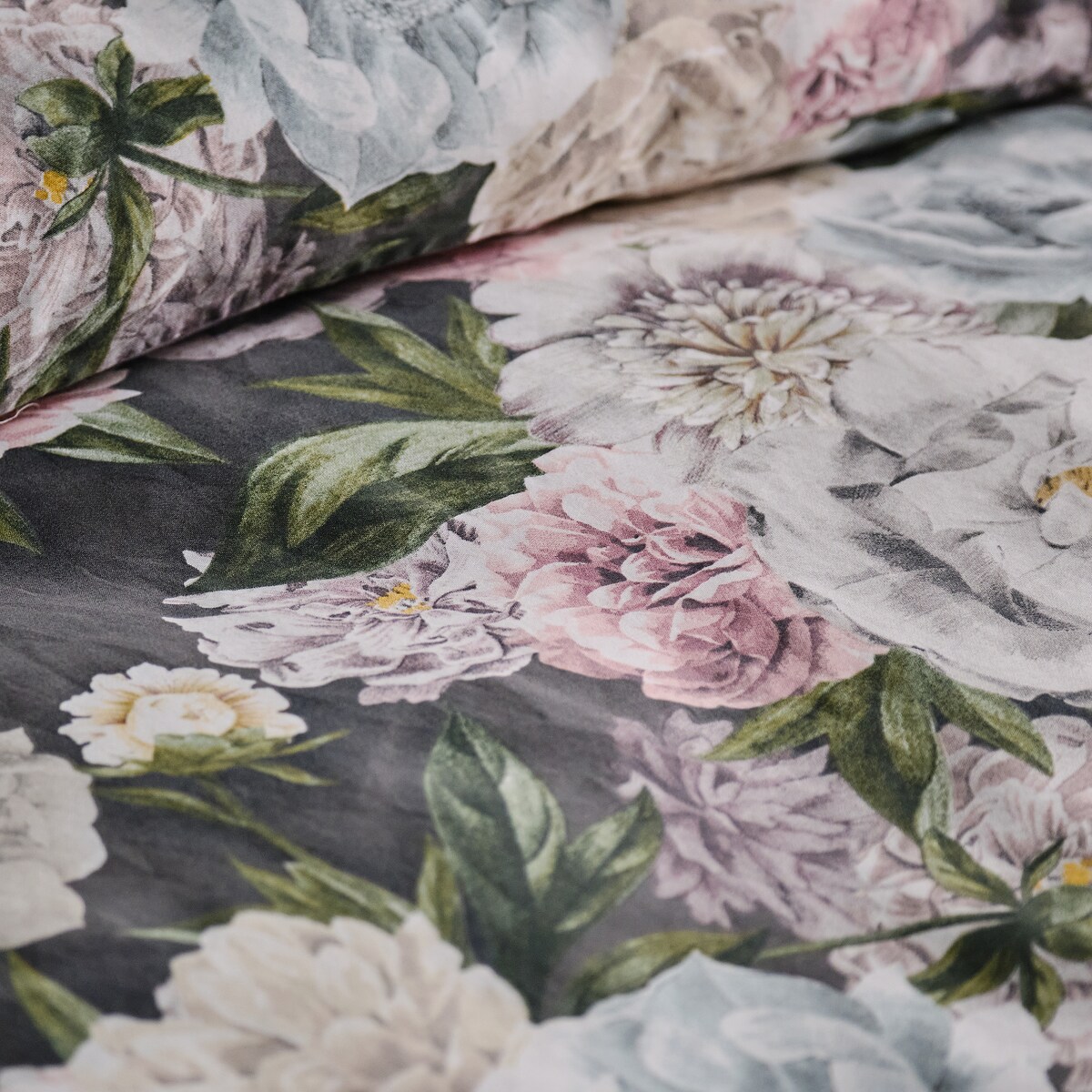 Pościel z bawełny satynowej Sofrine 160x200 cm z motywem kwiatowym