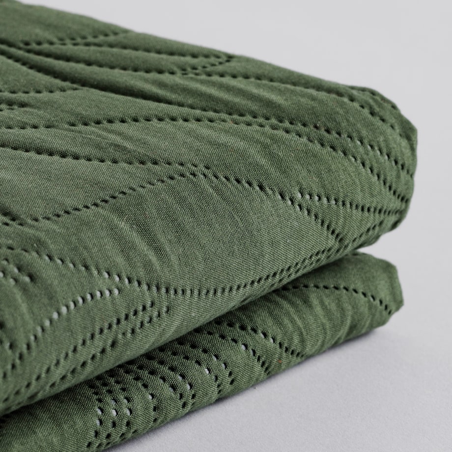 Jednokolorowa narzuta na łóżko Botanical 170x210 cm