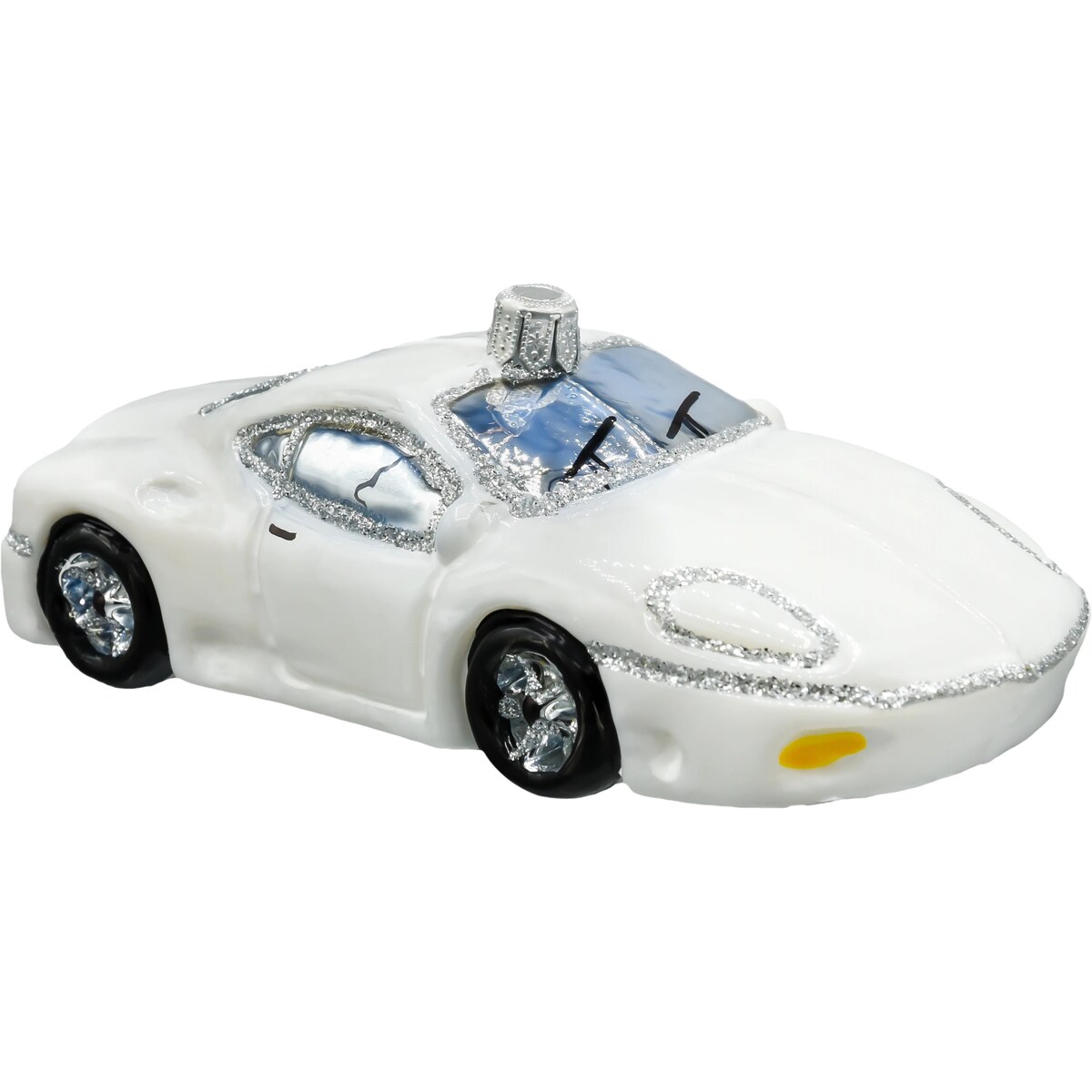 Bombka choinkowa: Samochód sportowy: biały