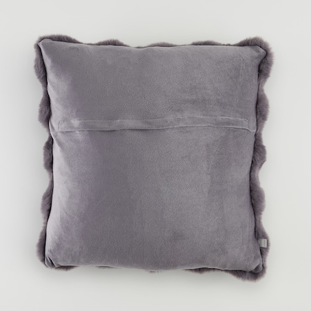 Poszewka Futrzana Bares 45x45 cm w kratę