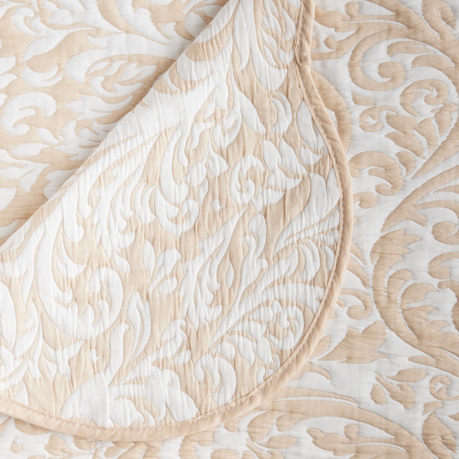 Narzuta Z Bawełną Sulani 200x220 cm z motywem arabeski