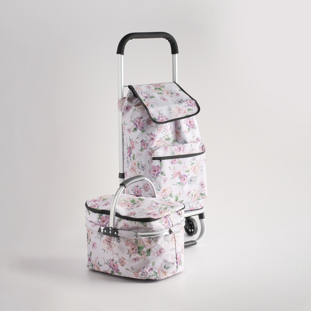 Kosz Zakupowy Tensianis 28x42 cm z motywem kwiatowym