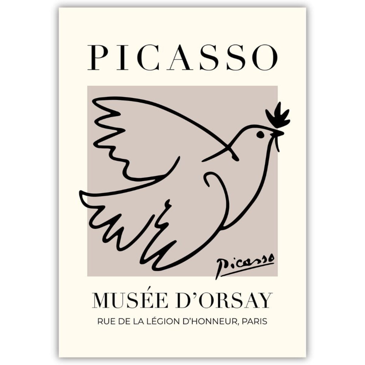 plakat picasso bird 70x100