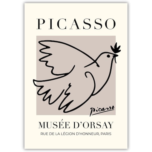 plakat picasso bird 70x100