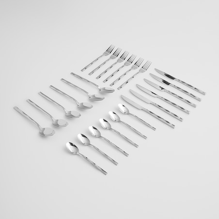 Komplet Sztućców Firkantet