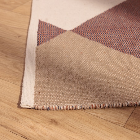 Chodnik Fringer 70x120 cm z motywem geometrycznym