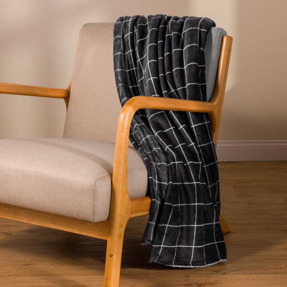 Drukowany koc Checker 150x200 cm
