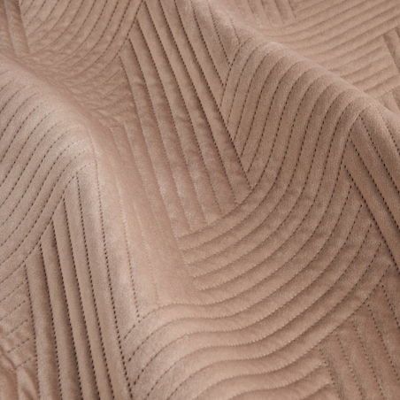 Jednokolorowa narzuta na łóżko z wytłoczonym wzorem Trialett 180x220 cm