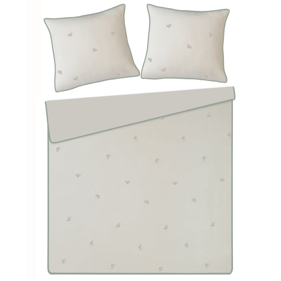 Pościel Z Mikrofibry Frescot 200x220 cm z motywem kwiatowym