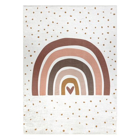 Dywan do prania BAMBINO 46960 Tęcza, kropki 140x200 cm