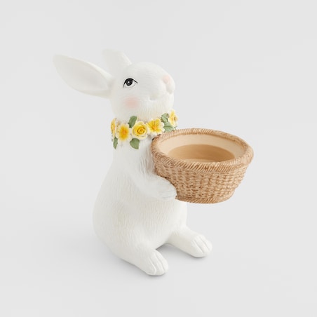 Świecznik Bloomfy z motywem królika
