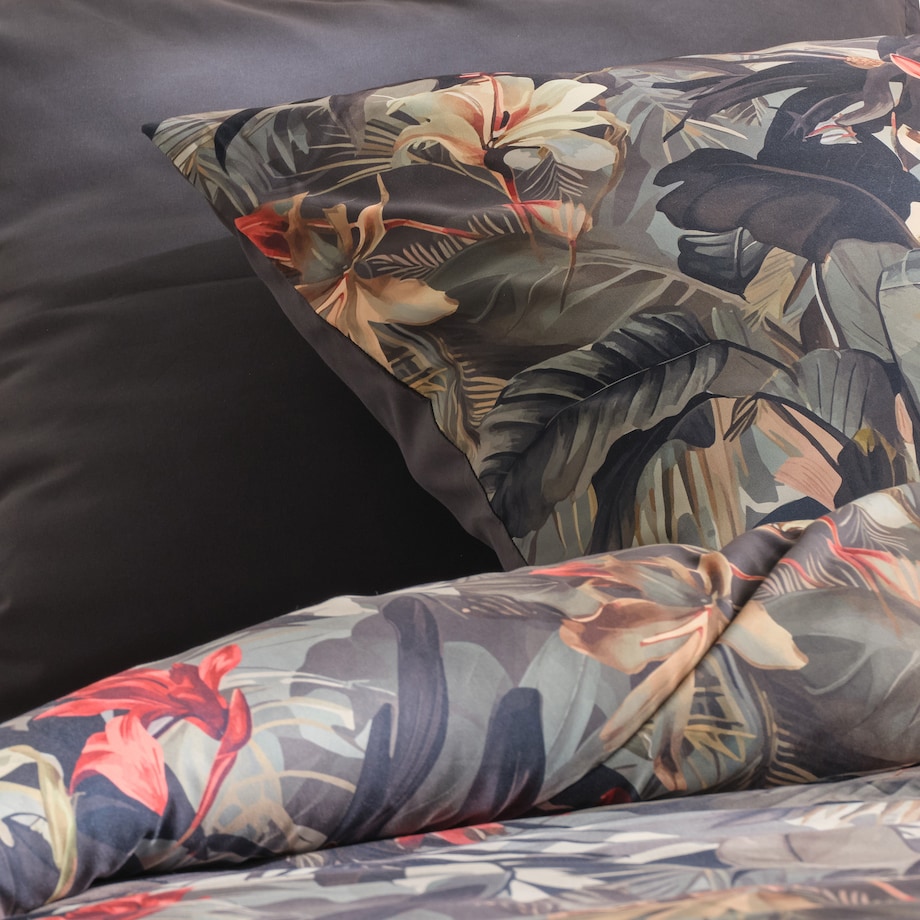 Pościel Z Mikrofibry Manuca 160x200 cm z motywem tropikalnym