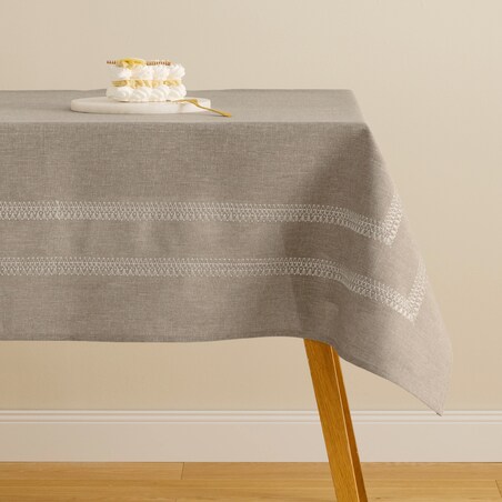 Embroidered Tablecloth Merrick 150x300 cm