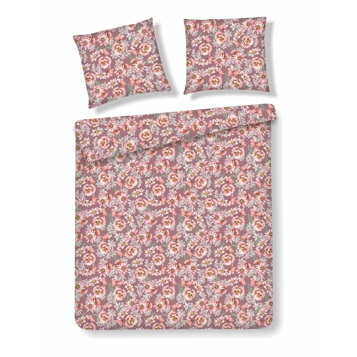 Pościel z bawełny satynowej Elizaldi 160x200 cm z motywem kwiatowym