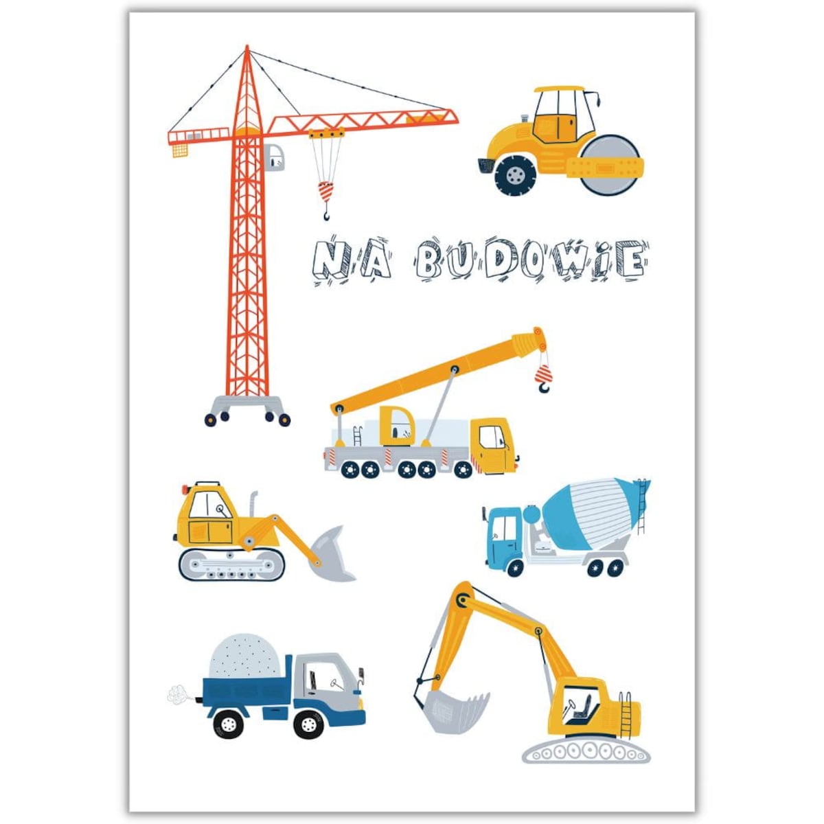 plakat na budowie 2 70x100 cm