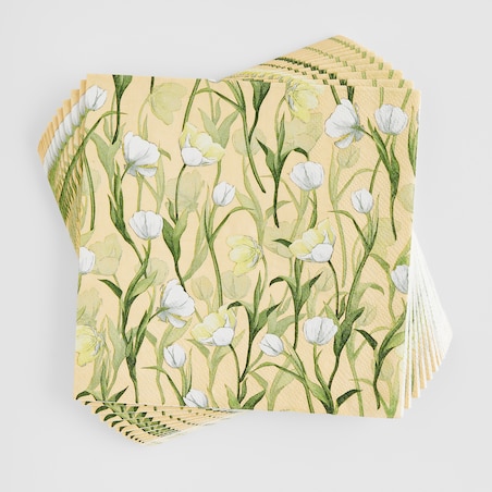 Komplet Serwetek Tendis z motywem kwiatowym