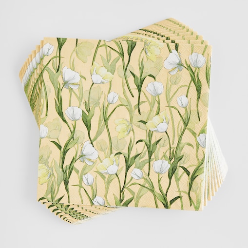 Komplet Serwetek Tendis z motywem kwiatowym