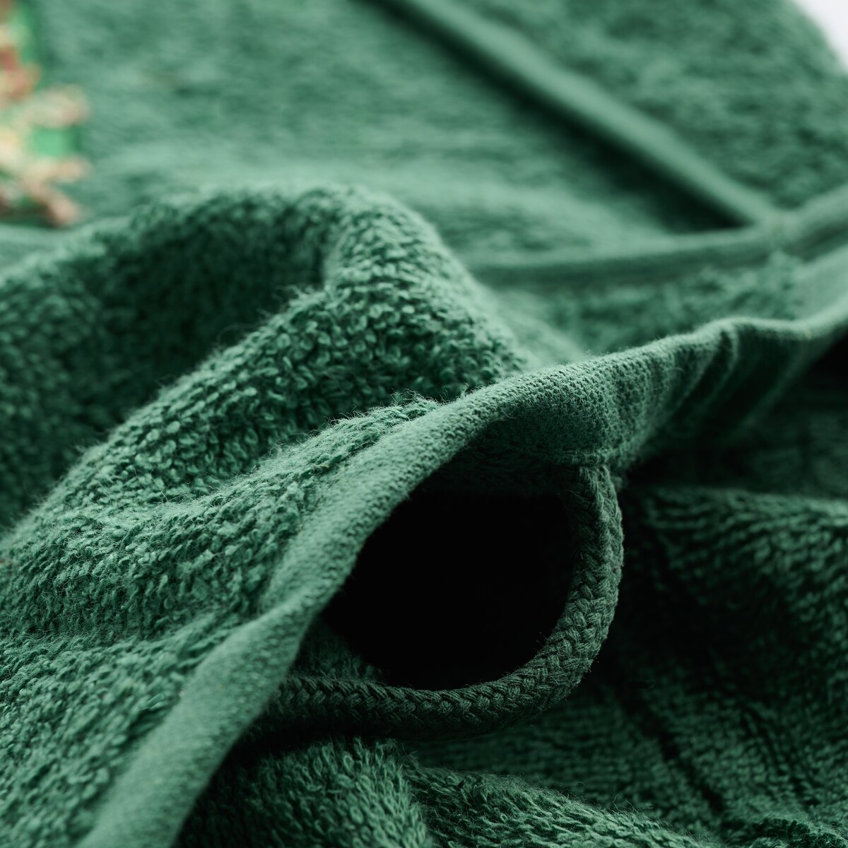 Komplet ręczników dekoracyjnych do twarzy lub rąk 2szt Nutpatcher 30x50 cm z motywem dziadka do orzechów