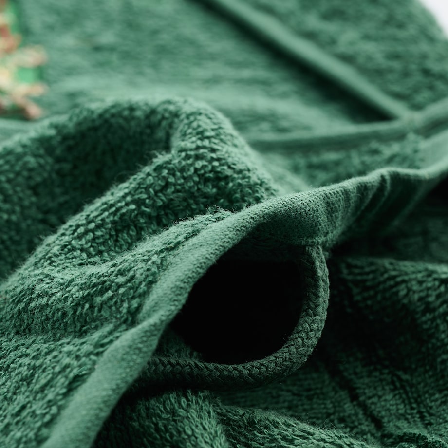 Komplet ręczników dekoracyjnych do twarzy lub rąk 2szt Nutpatcher 30x50 cm z motywem dziadka do orzechów