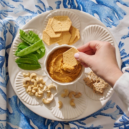 Patera Stellamarina z motywem morskim