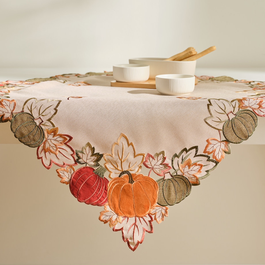 Serweta Haftowana Autumn garden 80x80 cm