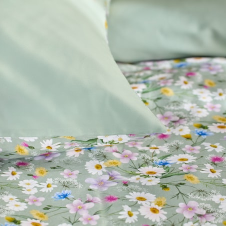 Pościel z bawełny satynowej Melow 200x220 cm z motywem kwiatowym