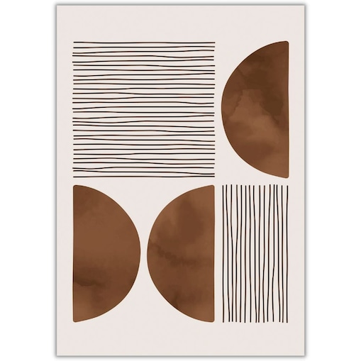 plakat abstract lines 1 30x40 cm