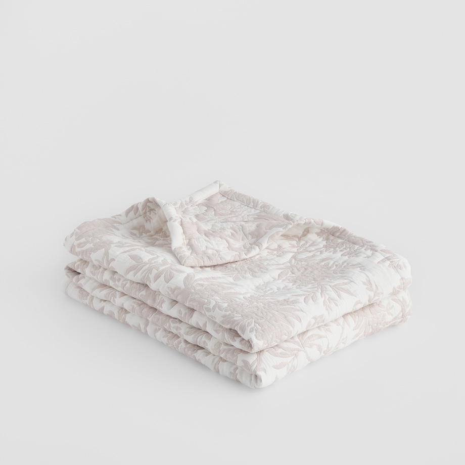 Wzorzysta żakardowa narzuta na łóżko Florron 200x220 cm