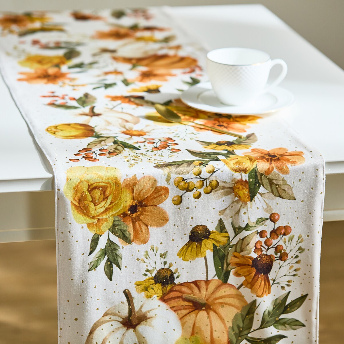 Bieżnik z nadrukiem Pumprelle 35x180 cm
