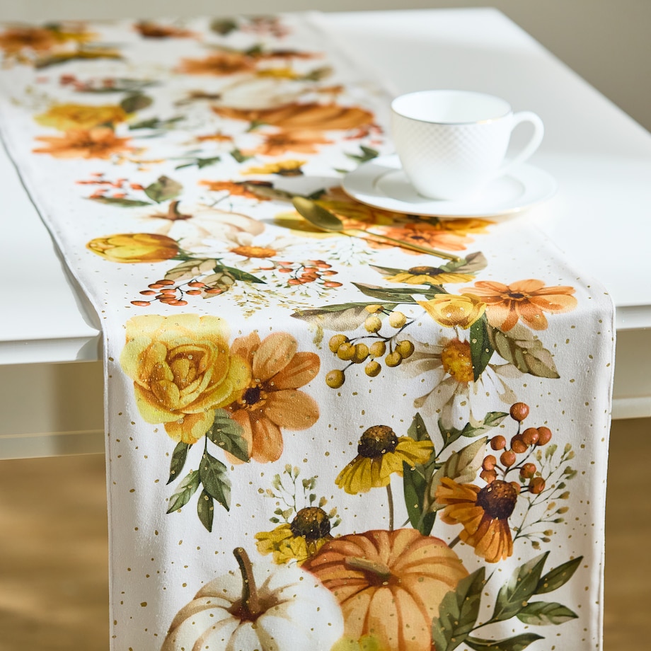 Bieżnik z nadrukiem Pumprelle 35x180 cm