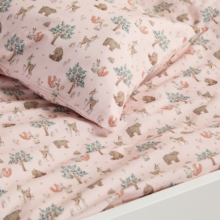 Pościel Bawełniana Ivy 140x200 cm z motywem zwierzęcym