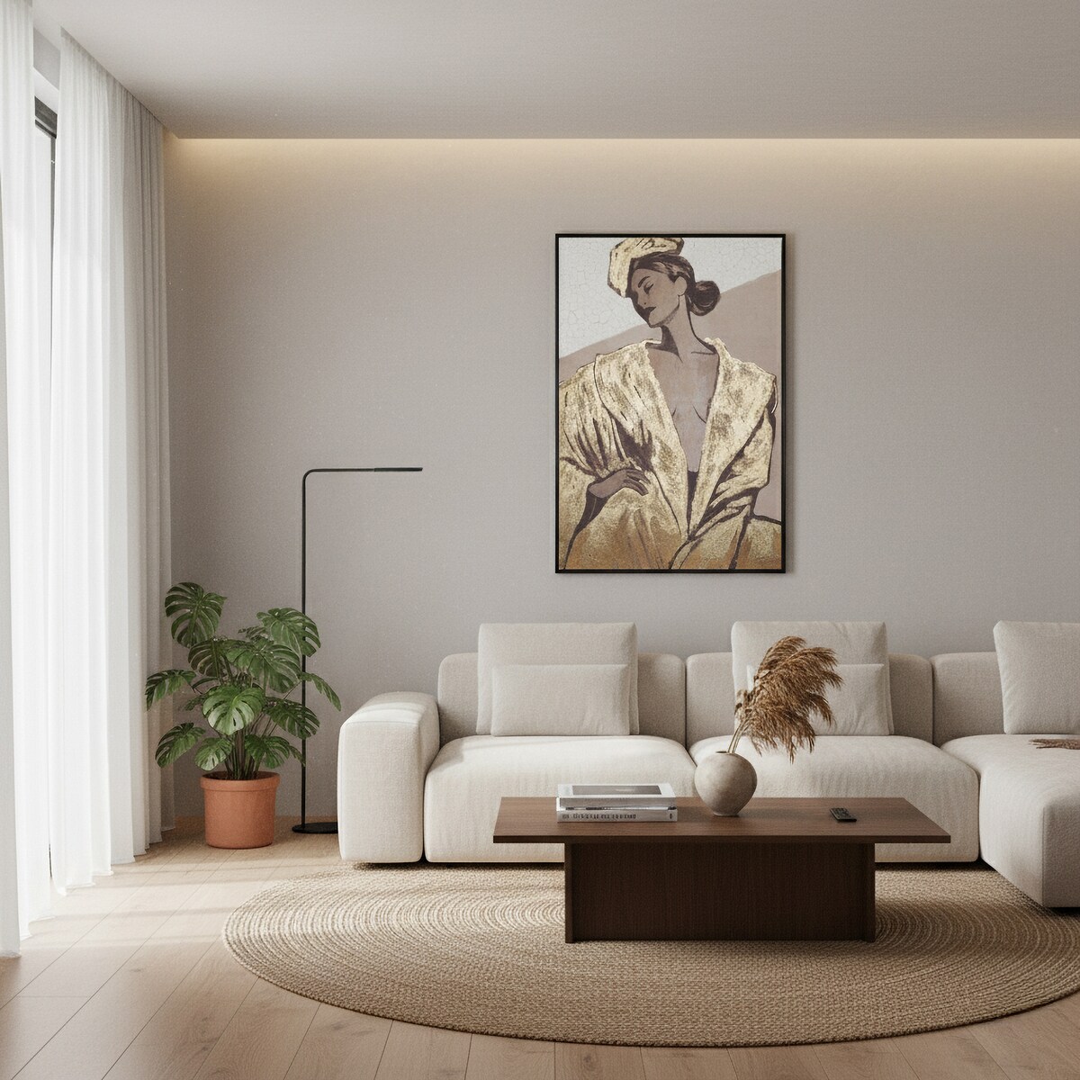 Obraz W Ramie Stylos z motywem postaci