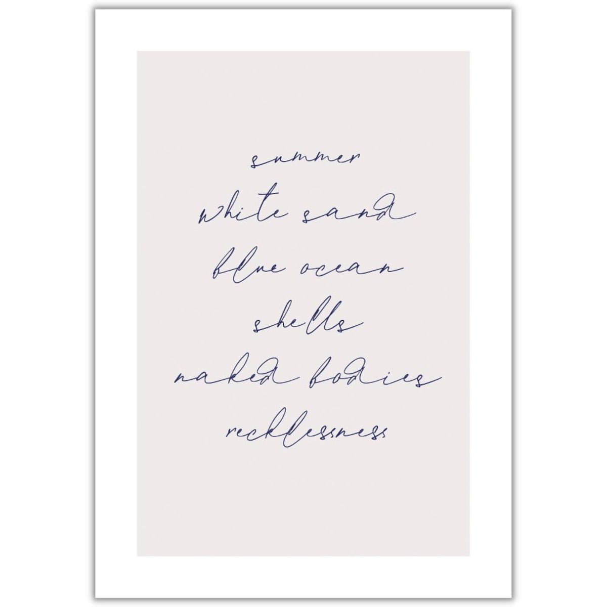 plakat summer 30x40 cm