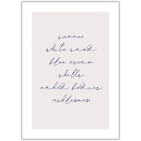 plakat summer 30x40 cm